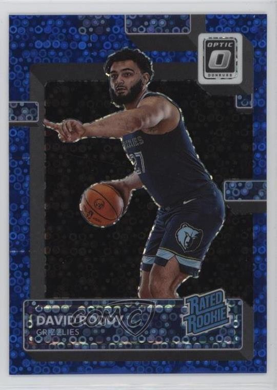2022 Donruss Optic Rated Rookie Fast Break Blue Prizm 38/49 David Roddy #225 3hd