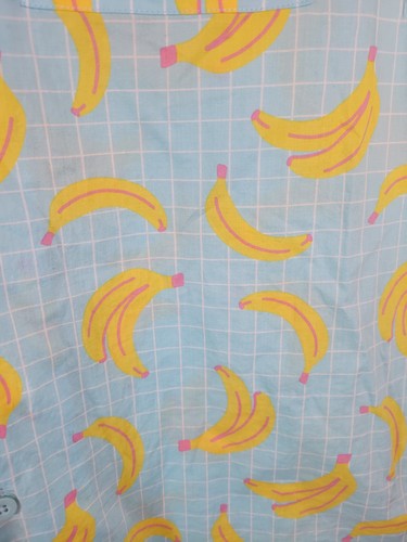 Art Class Museum of Ice Cream Banana Button Front Short Sleeve Shirt Size XL- 16 - Picture 4 of 15