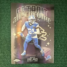 Panini 2024 Prestige All-Chrome Insert Kerby Joseph #103 Detroit Lions Football