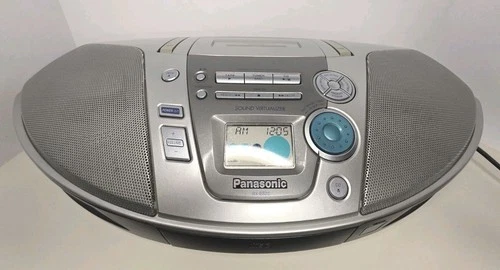 RX-ES20 Vtg Panasonic portable Boombox  RADIO CD CASSETTE deck Cassette No Work
