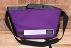BaileyWorks Super Pro Messenger Bag Purple USA Made Size Medium Waterproof
