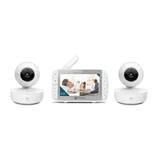 Motorola VM36XL-2 5" HD Video Baby Monitor with Motorized Pan Tilt and Zoom Dual