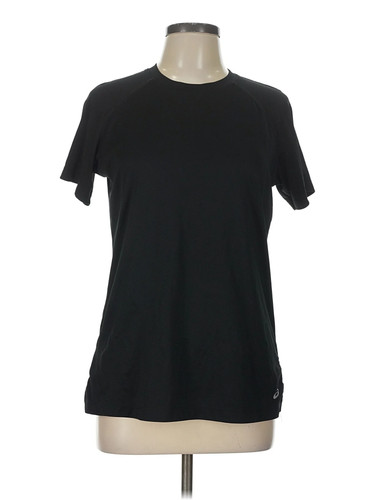 Asics, Asics Women Black Short Sleeve T-Shirt L