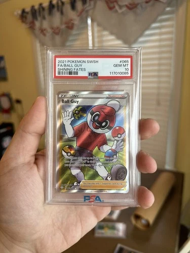 Ball Guy Shining Fates Pokemon Sword & Shield Shining Fates 065/072 PSA 10