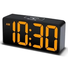 DreamSky Small Digital Alarm Clock for Bedroom, Small,