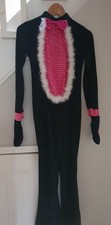 Fancy Dress Cat  Outfit  for Childs 11-13 yrs Or Small Adults with Feather