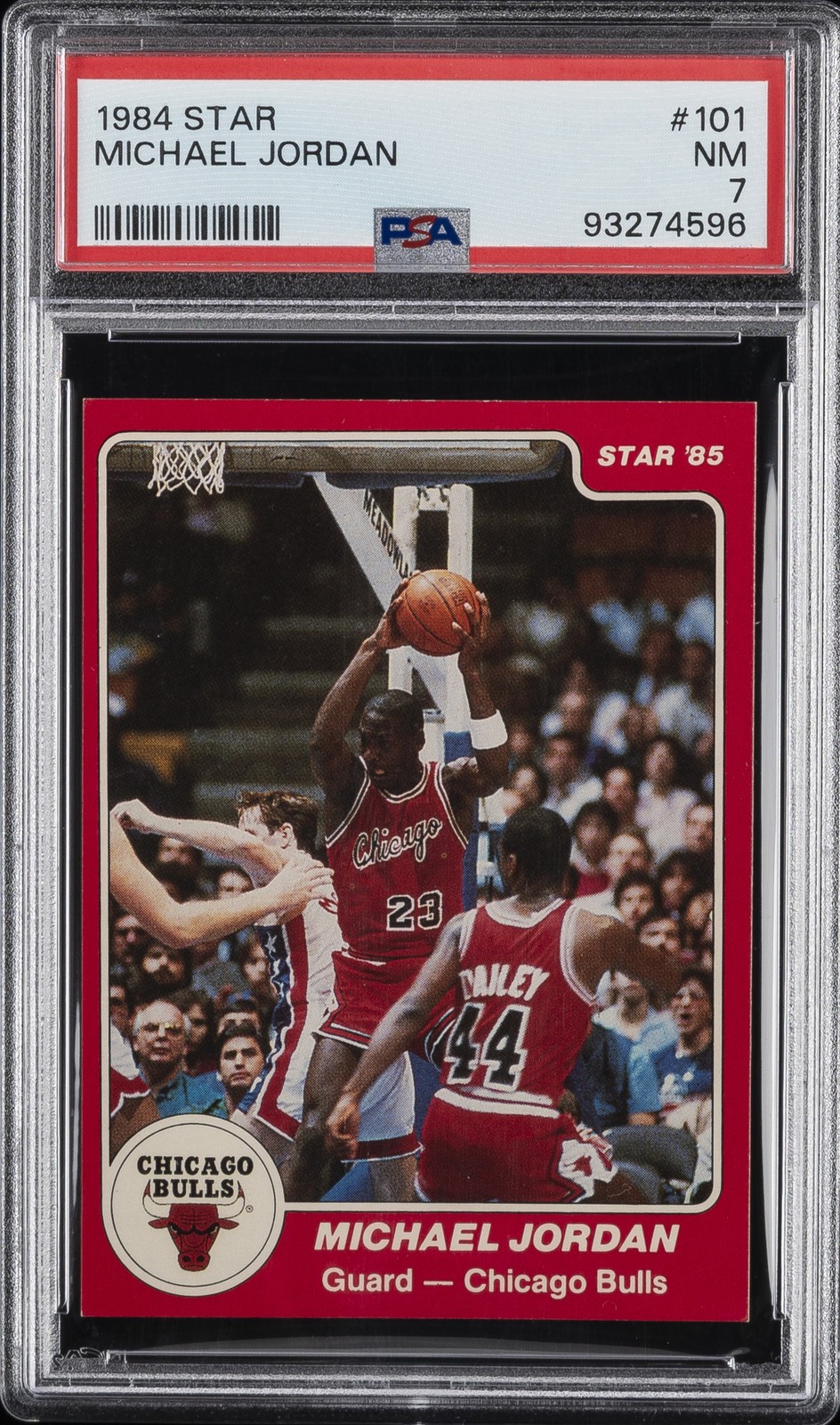 1984 STAR #101 MICHAEL JORDAN PSA 7