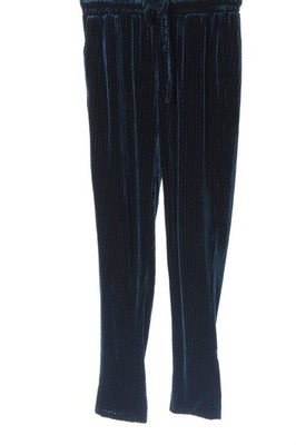 YAS Stoffhose Damen Hose Gr. DE 34 schwarz-blau Casual-Look