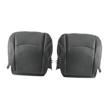 Driver  Passenger Bottom Perforated Leather Seat Cover Fit for 2009 2010