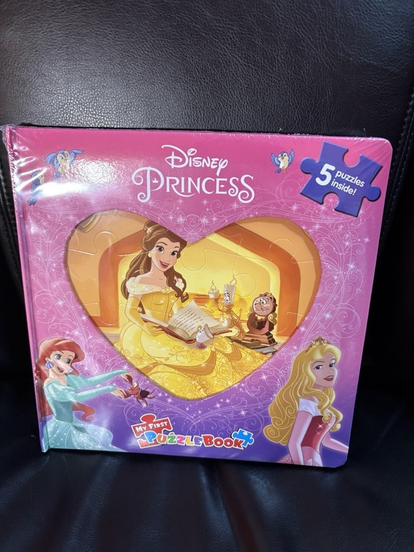 Disney Princess My First Puzzle Book - 5 Jigsaw Puzzles 10-page board book