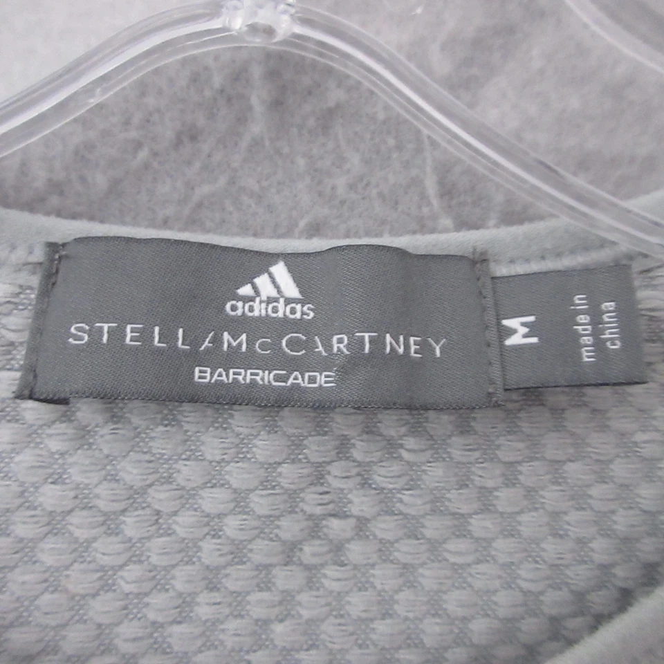 Camiseta Adidas Stella McCartney Barricade Gris Medio Tenis Elástica Sin Costuras Foto 4 de 4