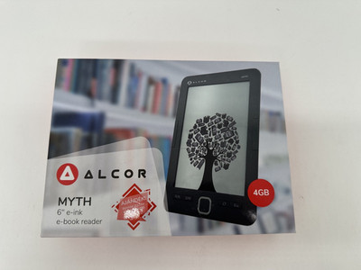 Alcor Myth 6 Zoll E-Book Reader 4GB eInk Display Schwarz
