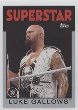 2016 Heritage WWE Superstar Divas Championship Silver 41/50 Luke Gallows #31 1p5