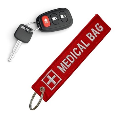 Bright Red Emergency Supply Embroidered Design Lightweight For Quick Access