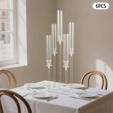 Acrylic Candle Holder Tabletop Candle Holder Wedding  Party Centerpiece Decor