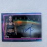 Topps 2025 Midnight UFC Tracy Cortez Auto Horizon Signatures Moonlight Card