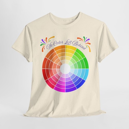 No Color Left Behind Graphic T-Shirt Equality Diversity Inclusion Pride Rainbow - Picture 26 of 40
