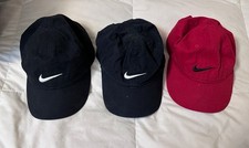 Lot Of 3 Nike Youth Hats Adjustable See All Pics And Description