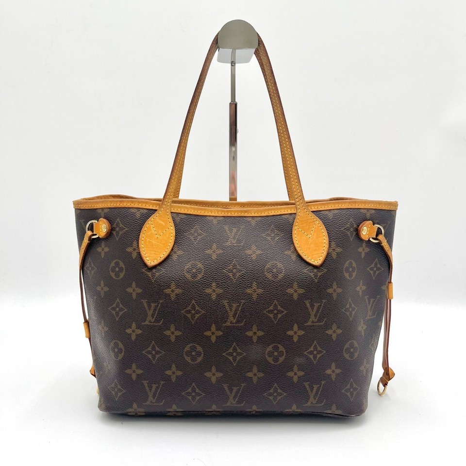 Auth LOUIS VUITTON Monogram Neverfull PM Tote Bag M40155 2Y10187