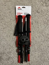 MSR DynaLock Ascent Carbon - Foldable Trekking Poles, Large 120-140 cm