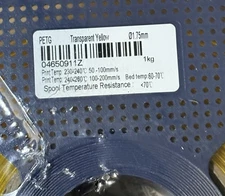 Filament 3D Printer 04650911Z Transparent Yellow 1KG thumbnail 2
