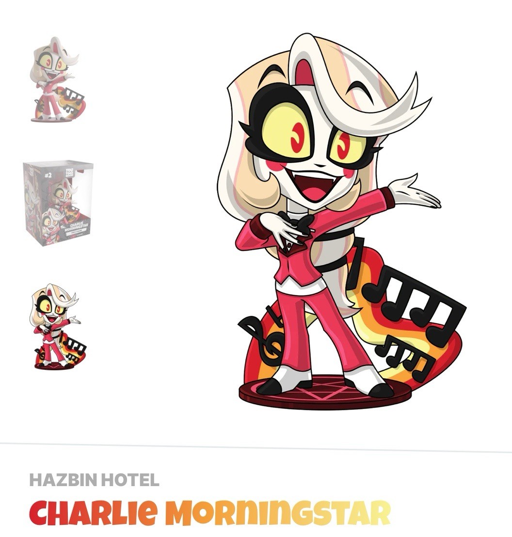 Youtooz * Charlie Morningstar * Hazbin Hotel * Vinyl Figure