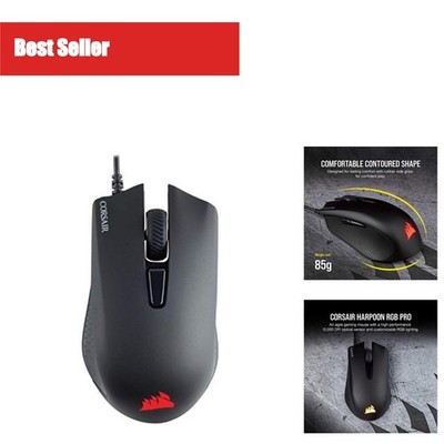 Corsair Harpoon PRO RGB Wired Gaming Mouse - 12000 DPI, 6 Buttons