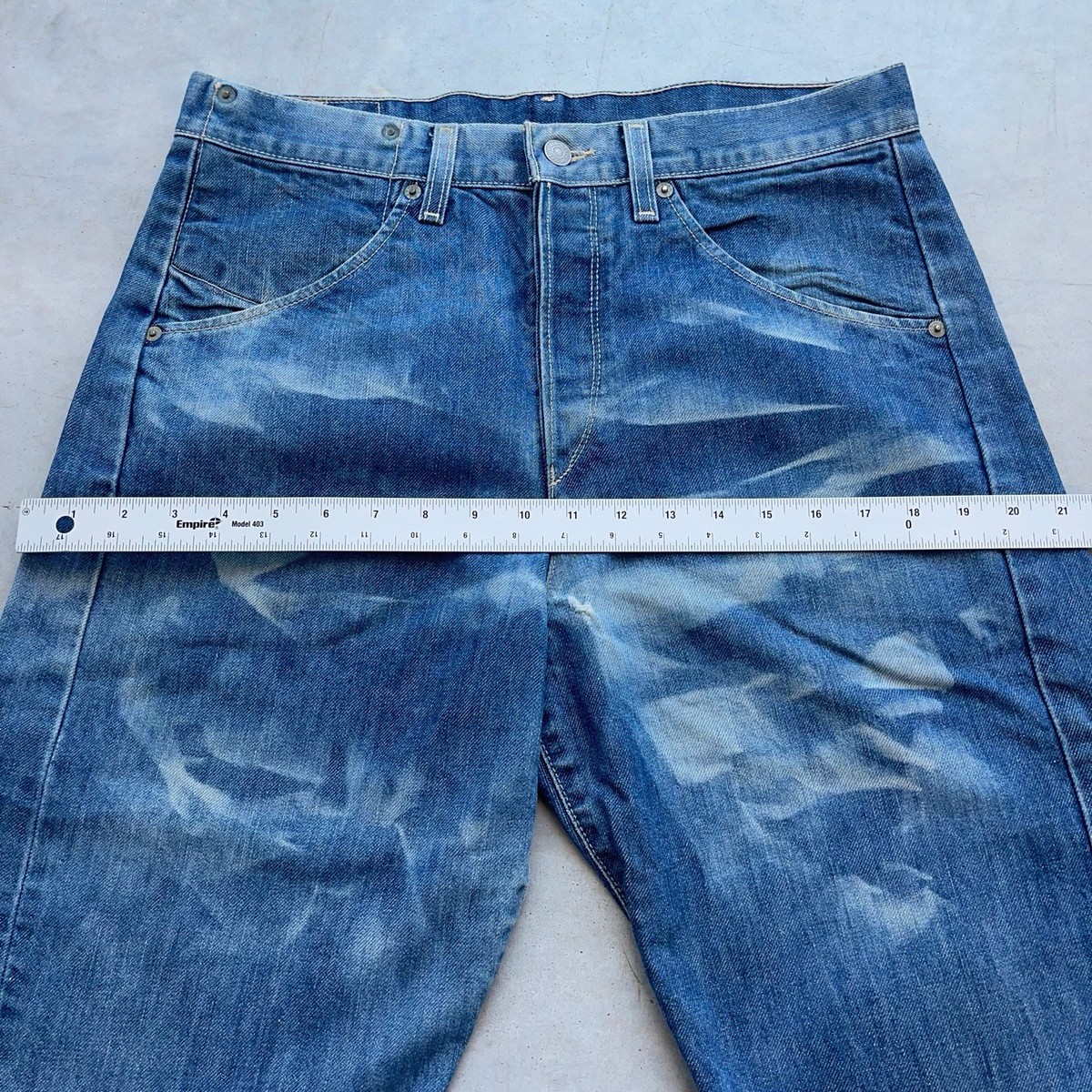 Levi’s ENGINEERED JEANS RELAXED 3D DENIM Vintage Levis Engineered Jeans 3D Twisted Seam 821 Washed