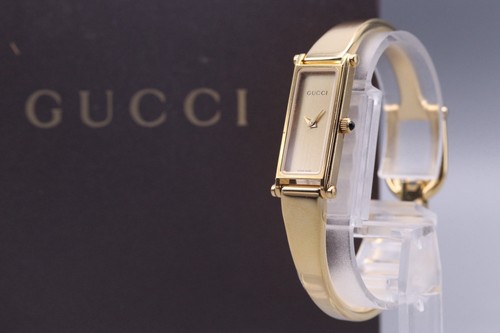 [Near MINT] GUCCI 1500L 13mm Gold Dial Quartz Women's Watch From JAPAN