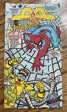 McDonald's Vintage 1995 Marvel Spiderman Happy Meal Paper Bag