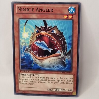 Nimble Angler - ABYR-EN031 - Common 1st Edition Yugioh NM Near Mint