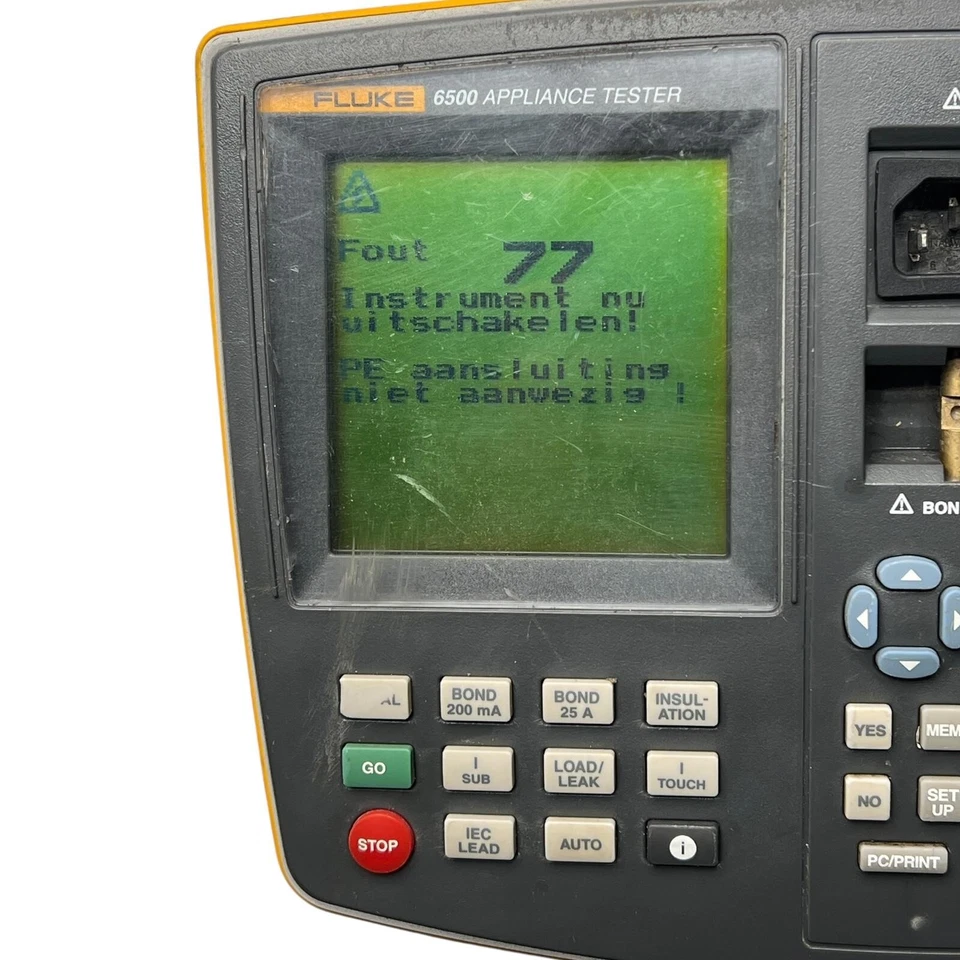 FLUKE 6500 Appliance Tester | Tragbares Prüfgerät Gerätetester - Bild 4 von 4