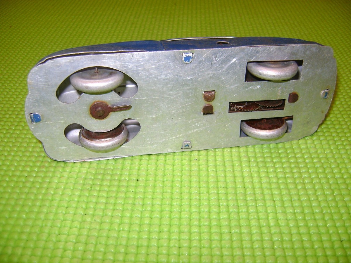 Ancienne Voiture En Tôle SPIRO – Jouet Mécanique Rétro 17cm, Fabrication Française