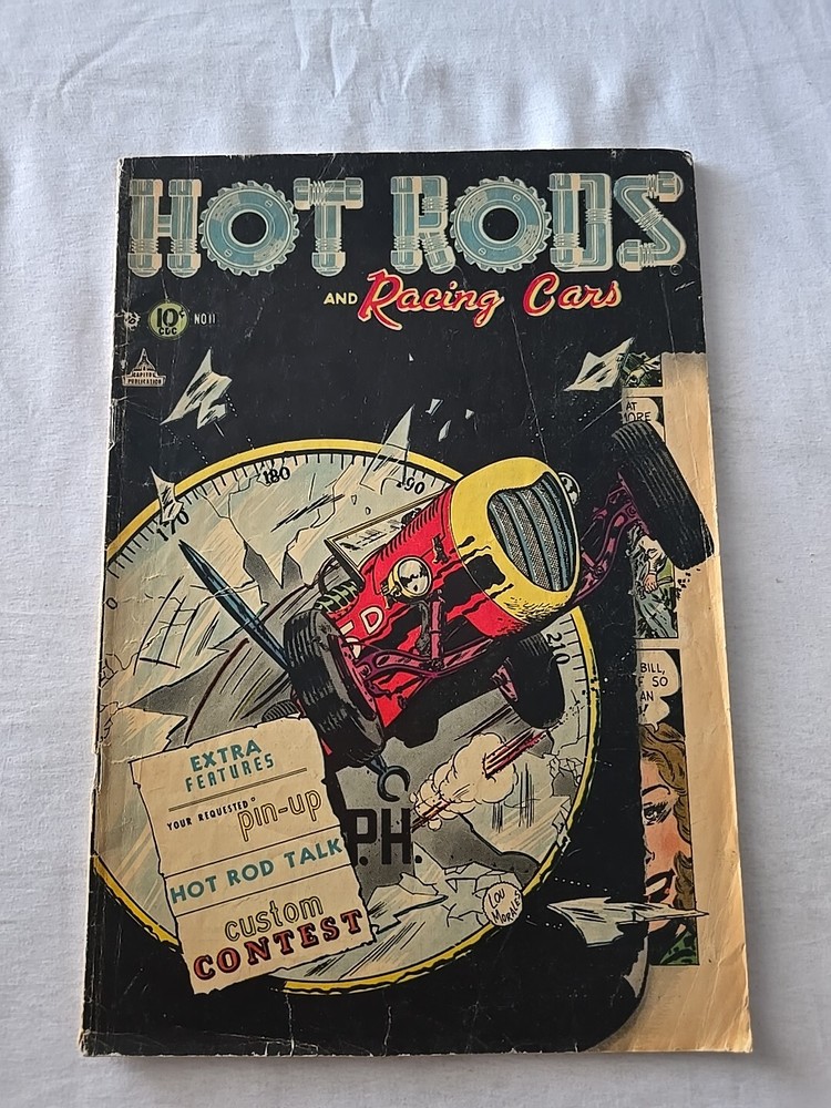 Hot Rods and Racing Cars #11 1953, Classic Cover