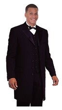 Men's Tuxedo Jacket, Vest,whit Pants 100 polyester 35" Length T903V