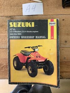 Suzuki ATVs 3-4 wheelers 1983 to 1985 Haynes Owners workshop manual new