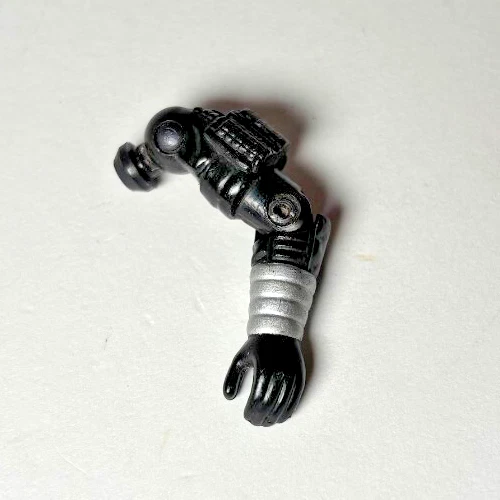 GI Joe Snake Eyes 1989 LEFT ARM *No Cracks! COMBINED SHIP* v3 Body Part Vintage