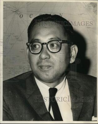 1967 Press Photo International Development Society Secretary Pastor B. Sison.