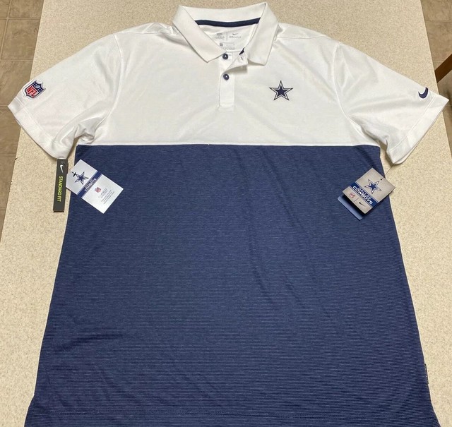 Nike Dallas Cowboys Sideline Early Season Polo Shirt Menâs Size Large | eBay