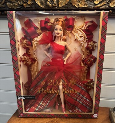 Sale! Barbie Holiday Signature Doll Redhead- New In Box