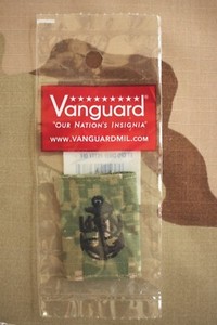 US Navy E-7 CPO Chief Petty Officer NWU Uniform Parka Type 3 Green Insignia Rank