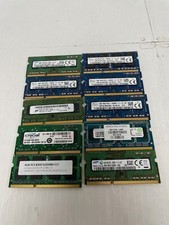 LOT of 10 Mixed 4GB DDR3 MEMORY RAM CARD 204 pin