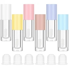 6pcs Empty Lip Gloss TubesLip Gloss Tubes6 ml Clear Lip Gloss Containers with...