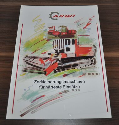 Ahwi Model Range Forstmaschinen Logging Forestry Tractor Brochure Prospekt
