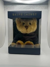 Ralph Lauren Polo Bear Plush Stuffed Animal Tuxedo Teddy Groom Formal New in Box