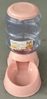 3.8L Dog Cat Feeder Automatic Food Dispenser Pet Bowl Pink