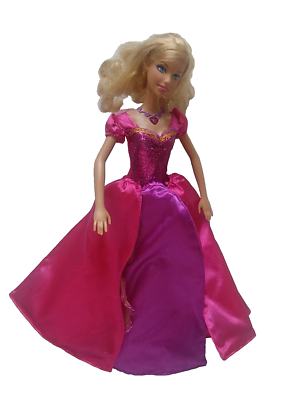 Barbie Diamond Castle Princess Liana Doll Mattel 2008 pink gown
