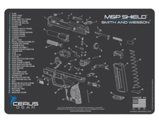 Cerus Gear For Smith & Wesson S&W M&P Shield Armorers Cleaning Mat PREMIUM USA