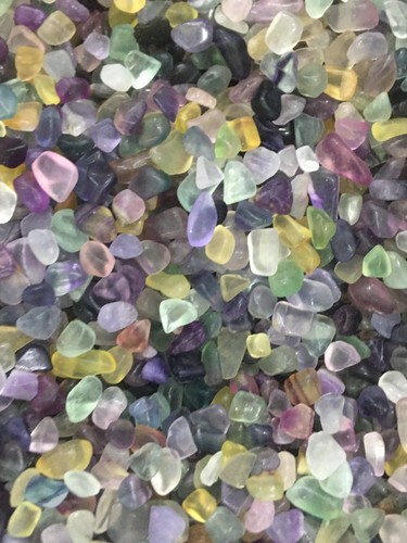2.2LB Natural fluortie gravel Quartz crystal Reiki healing gift - Picture 4 of 11