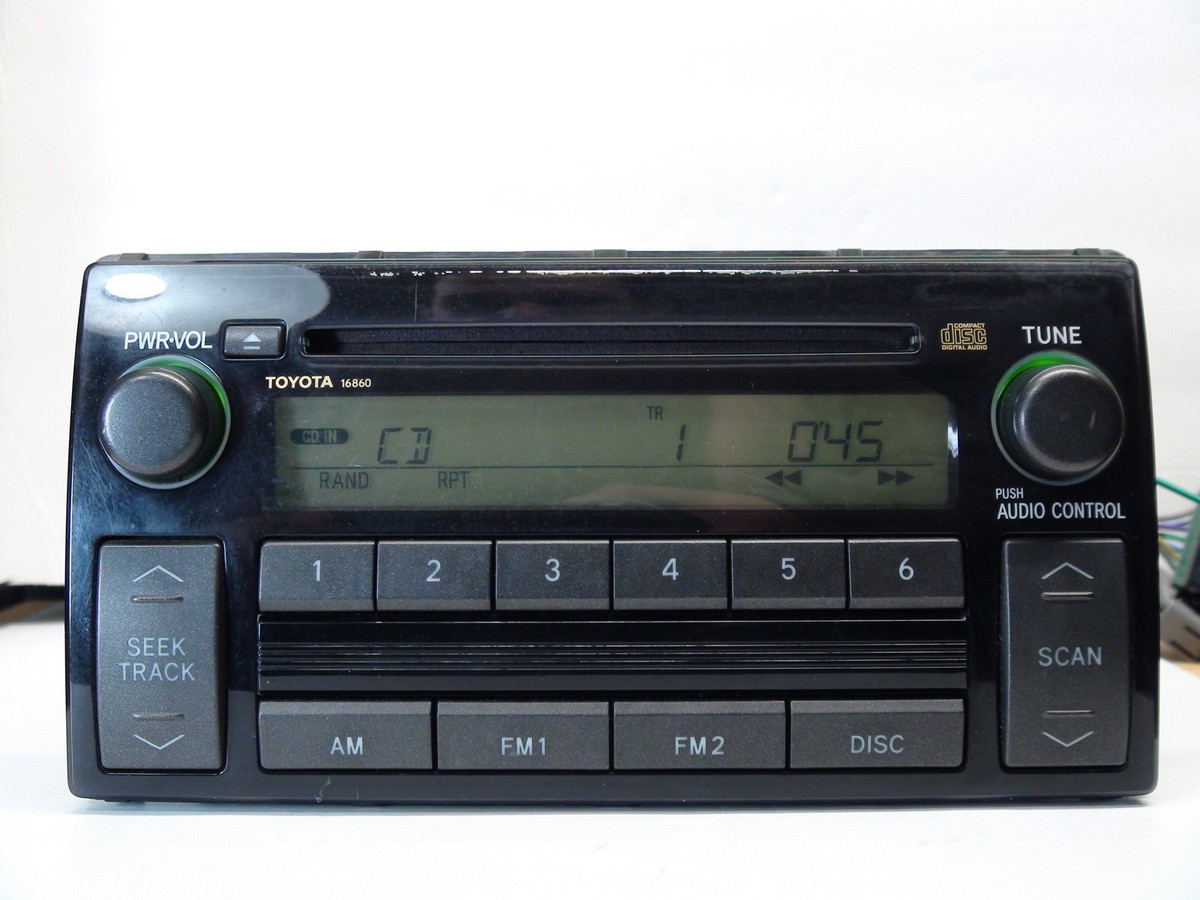 Toyota Camry 2005 2006 CD player base Fujitsu Ten none-JBL 16860 